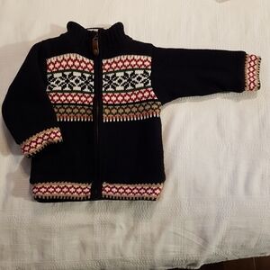 SKYR boys 12 months winter weight berber lined sweater
